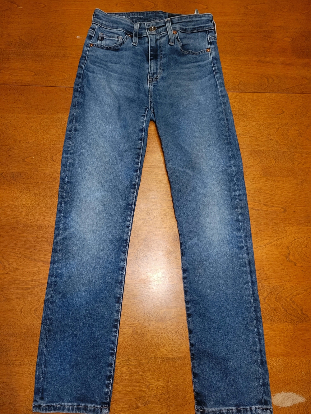AG High Rise Slim Straight | Mari Crop Jeans | Petite | 23
